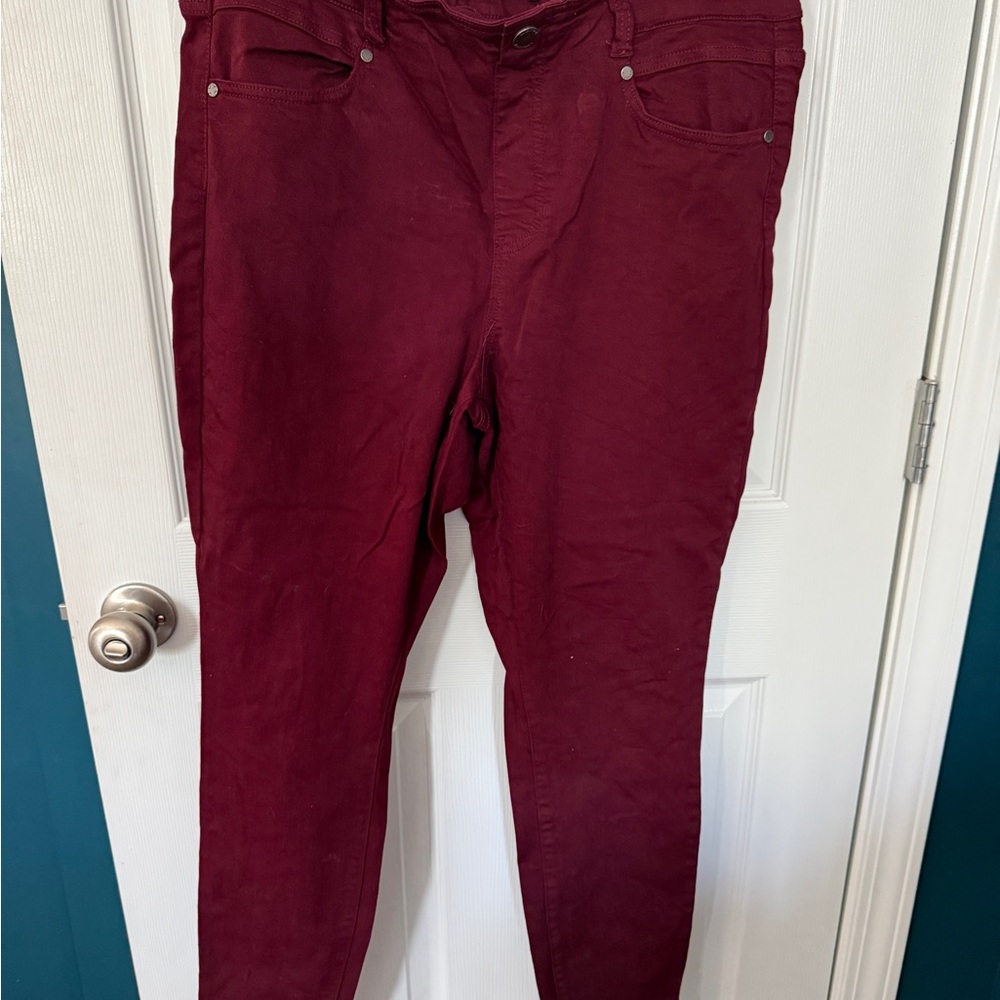 Liverpool Deep Red Trousers
